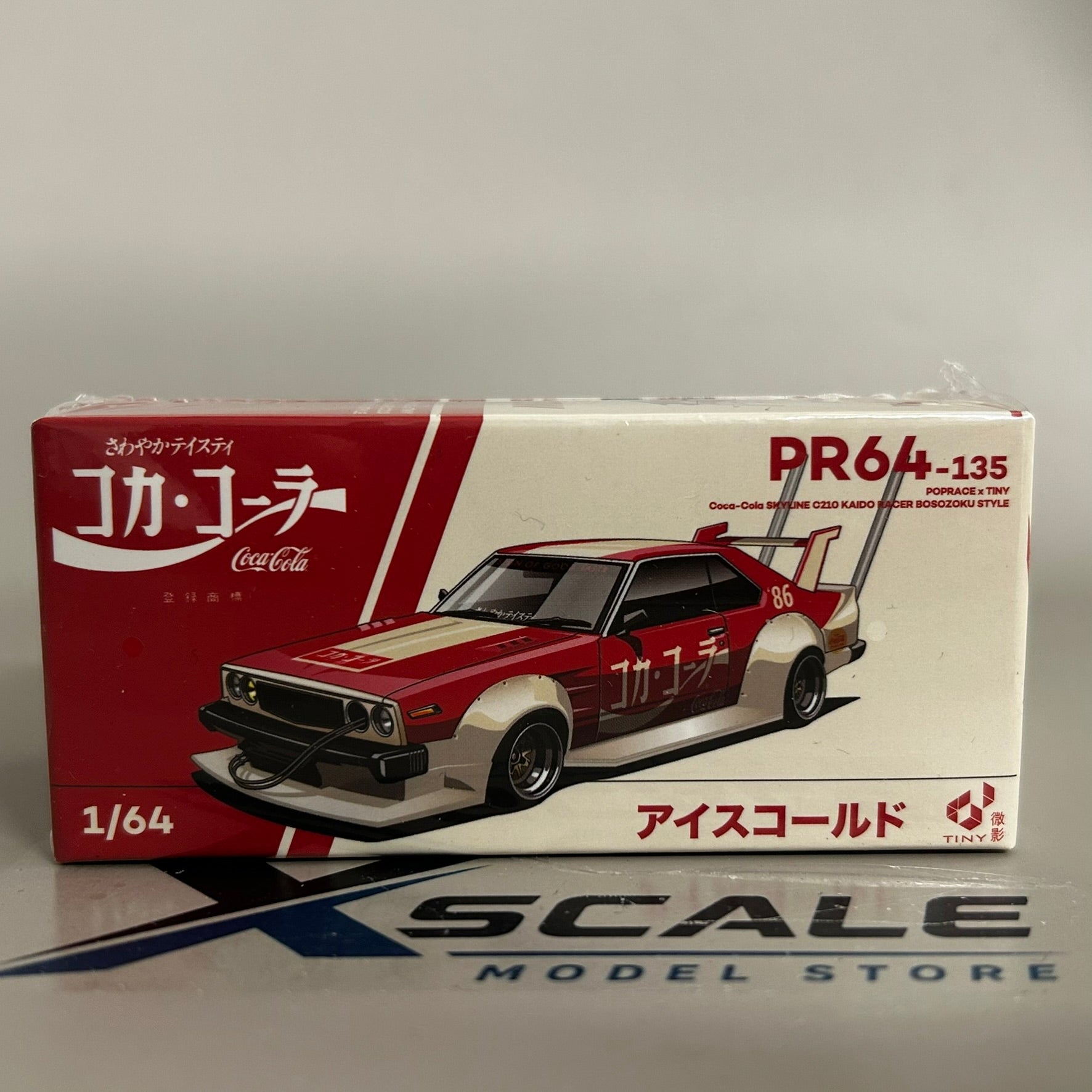 Pop Race 1/64 #135 Coco Cola Skyline Kaido Racer