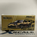 Pop Race 1/64 #277 Toyota Supra GT300 Gold Chrome
