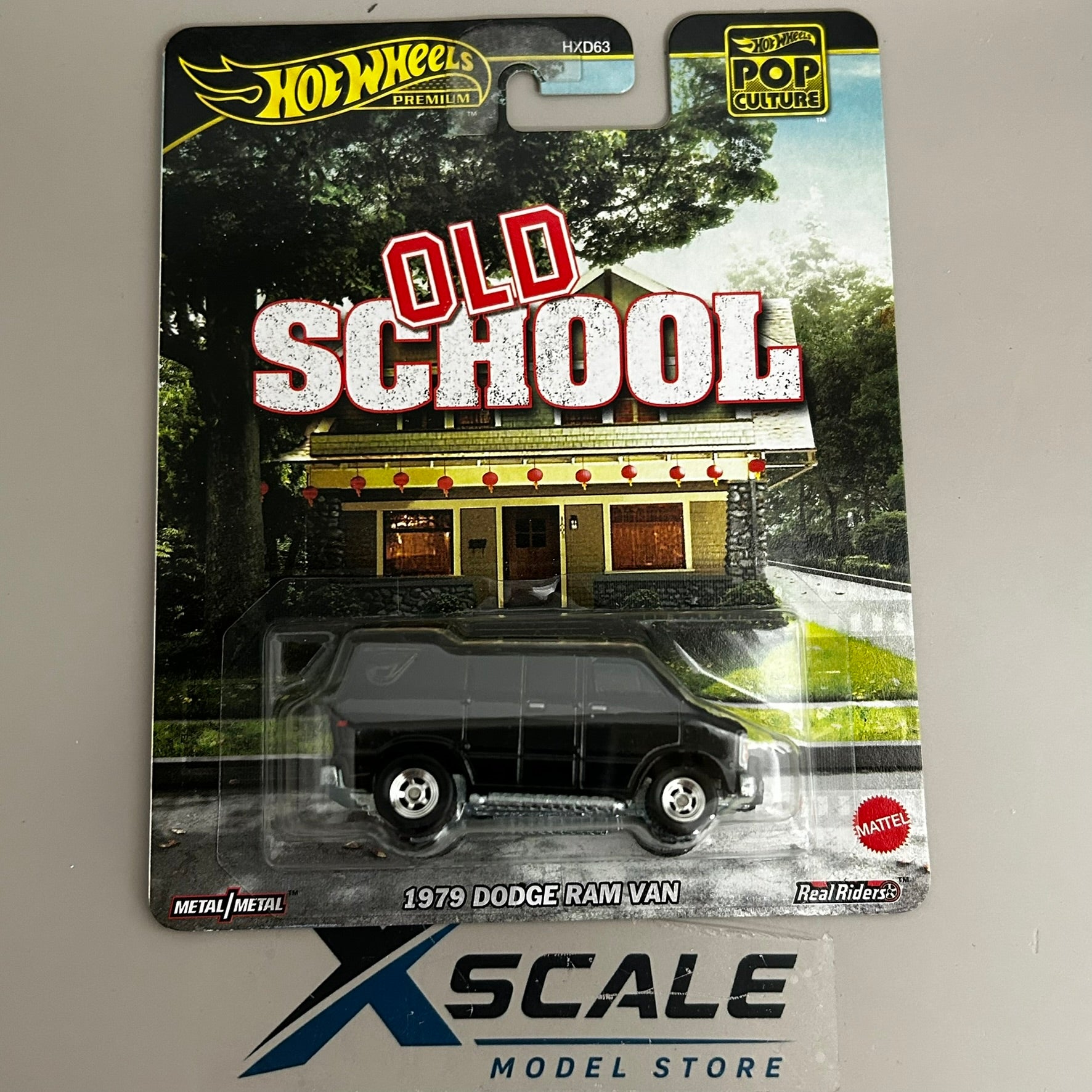 Premium Hot Wheels Pop Culture 1/64 Old School 1979 Dodge Ram Van
