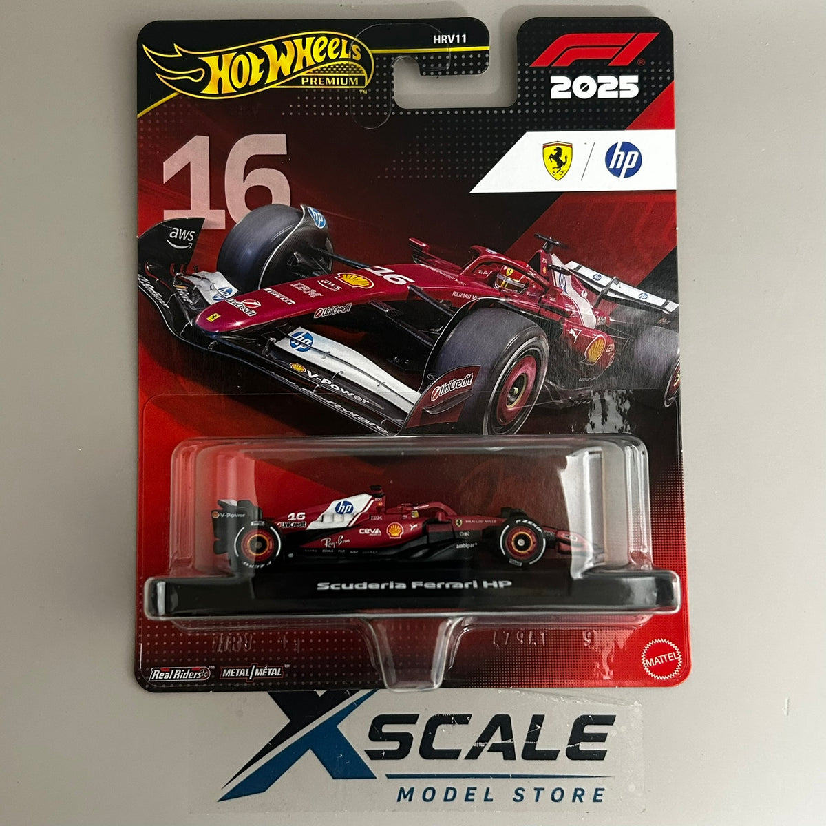 Premium Hot Wheels 1/64 Formula 1 2025 Ferrari #16