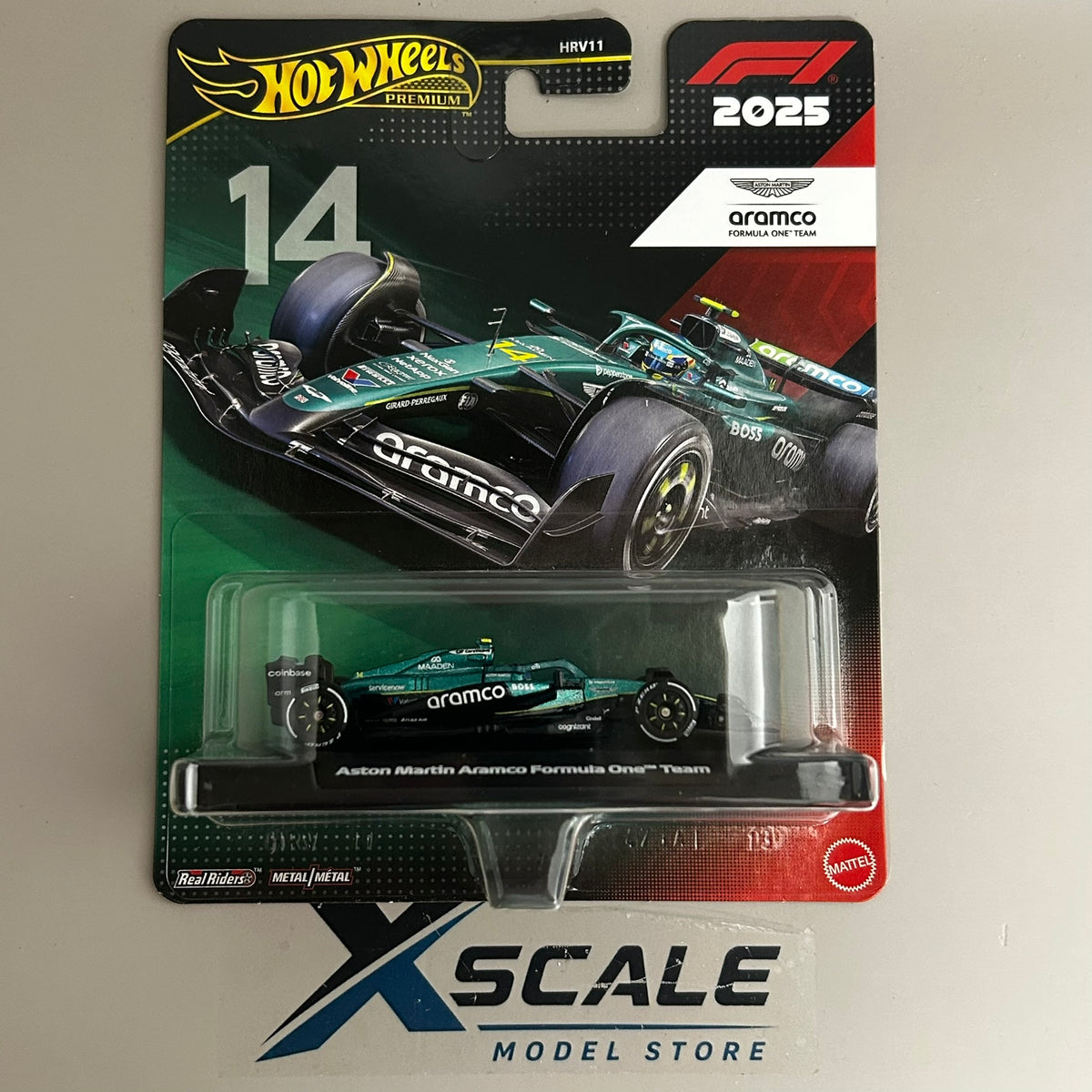 Premium Hot Wheels 1/64 Formula 1 2025 Aston Martin #14