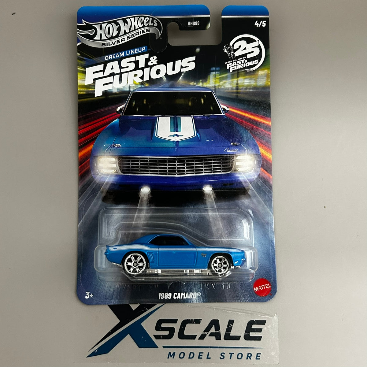 Fast & Furious Hot Wheels 1/64 1969 Camaro