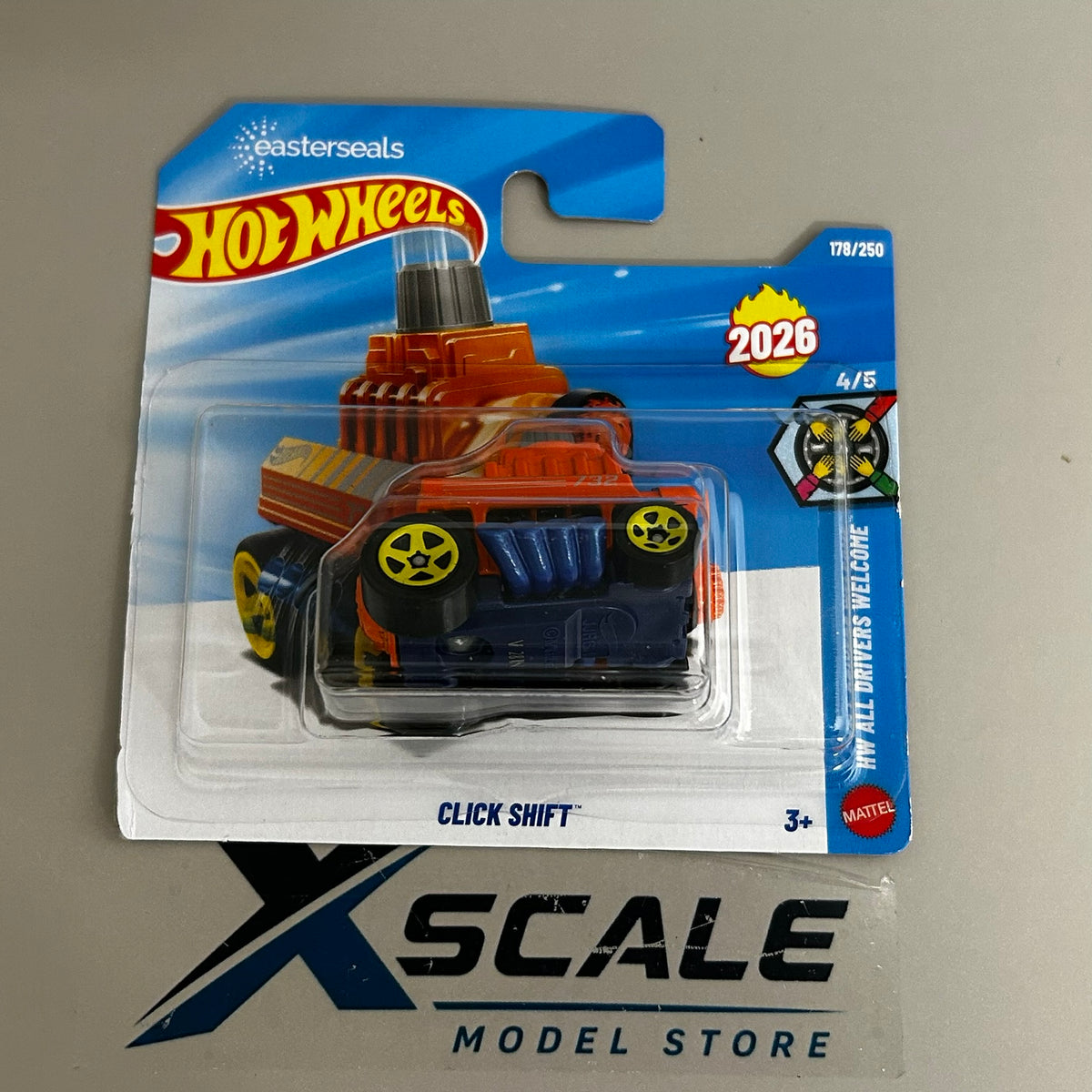 Hot Wheels 2026 Q 1/64 All Drivers Welcome Click Shift