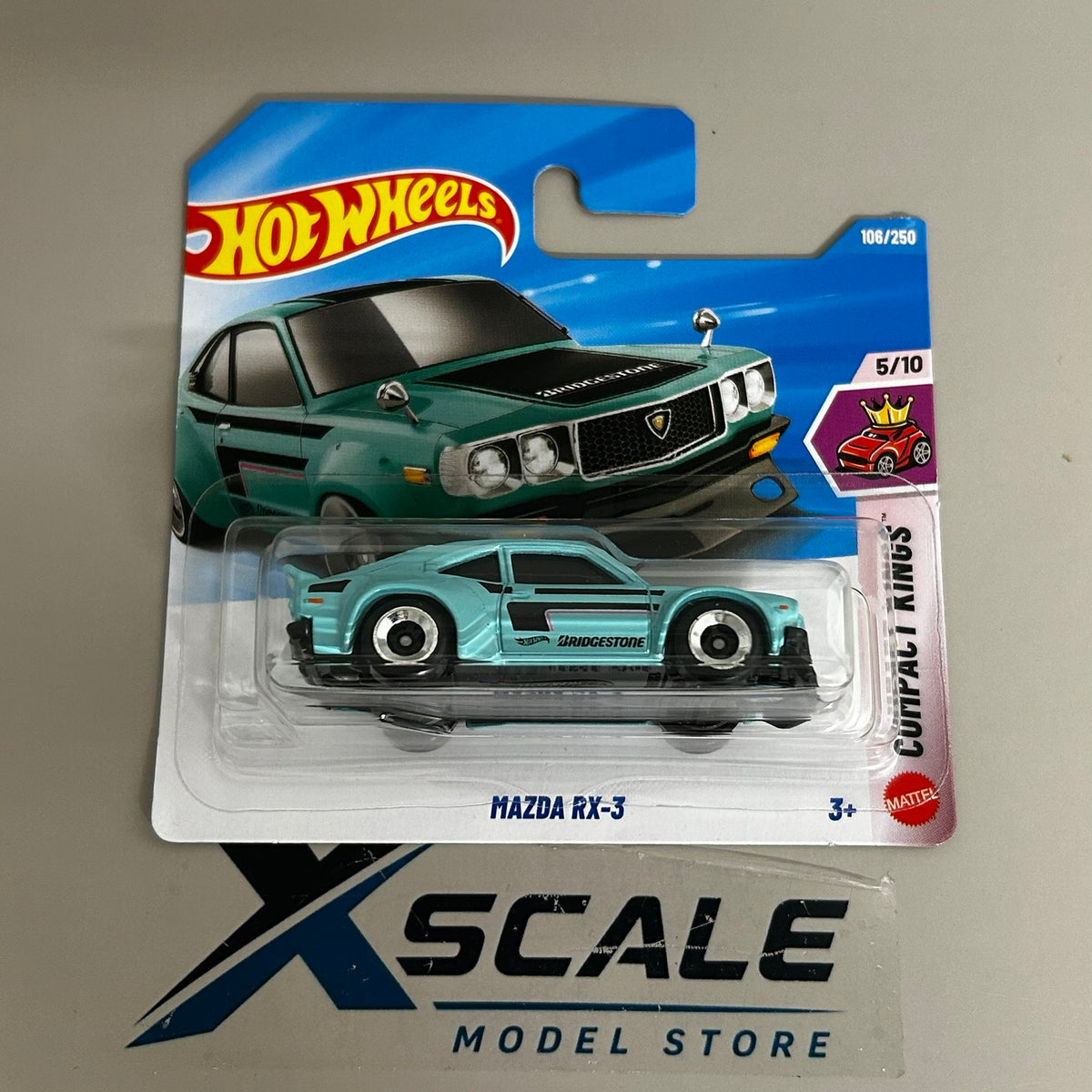 Hot Wheels 2026 Q 1/64 Mazda RX3 Blue