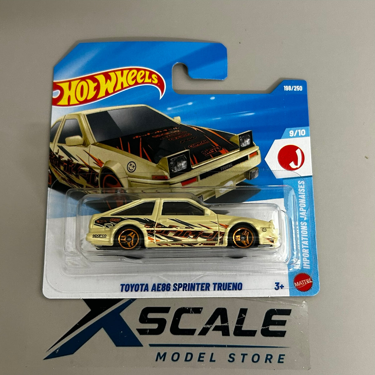 Hot Wheels 2026 Q 1/64 Toyota AE86 Sprinter Cream