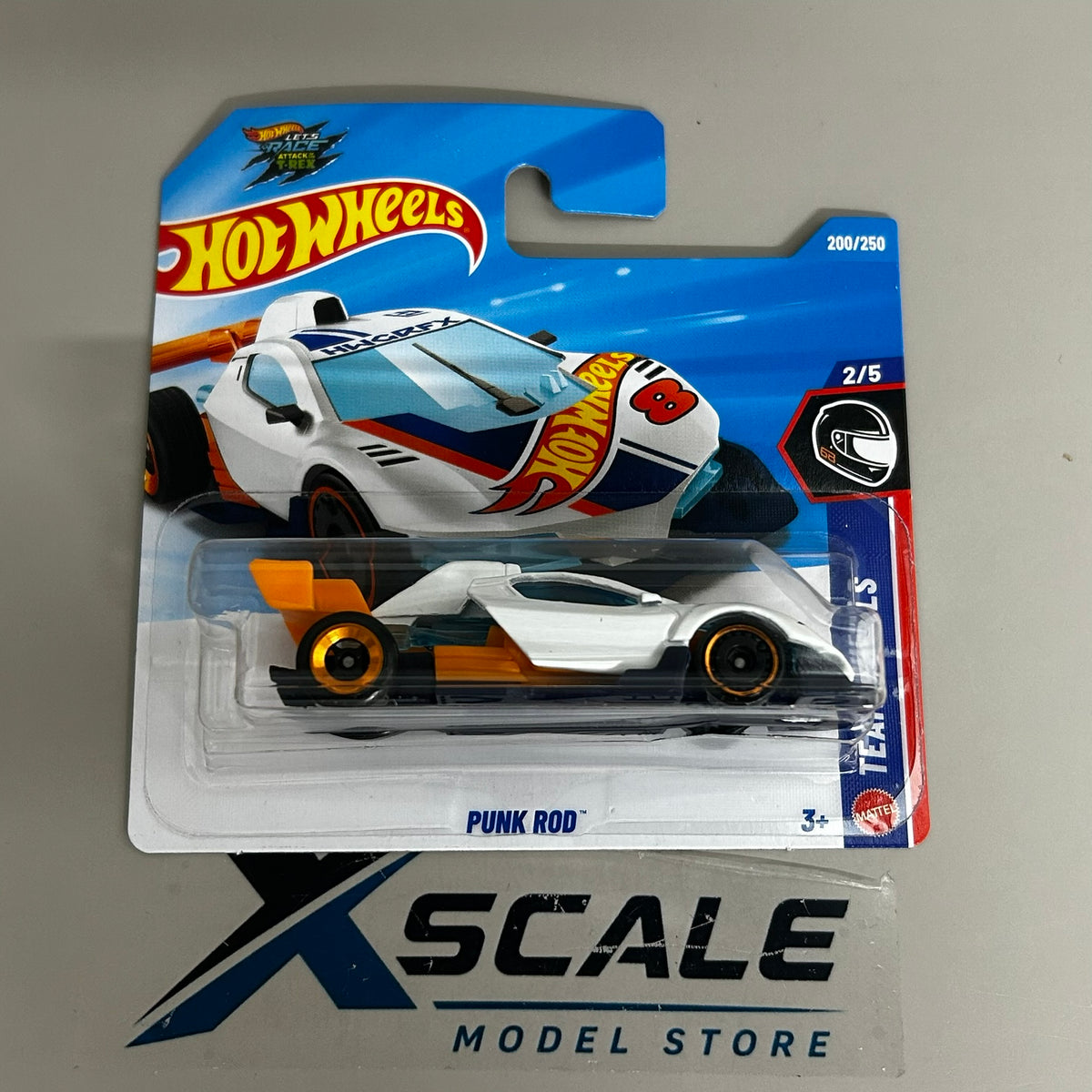 Hot Wheels 2026 Q 1/64 Team Punk Rod White