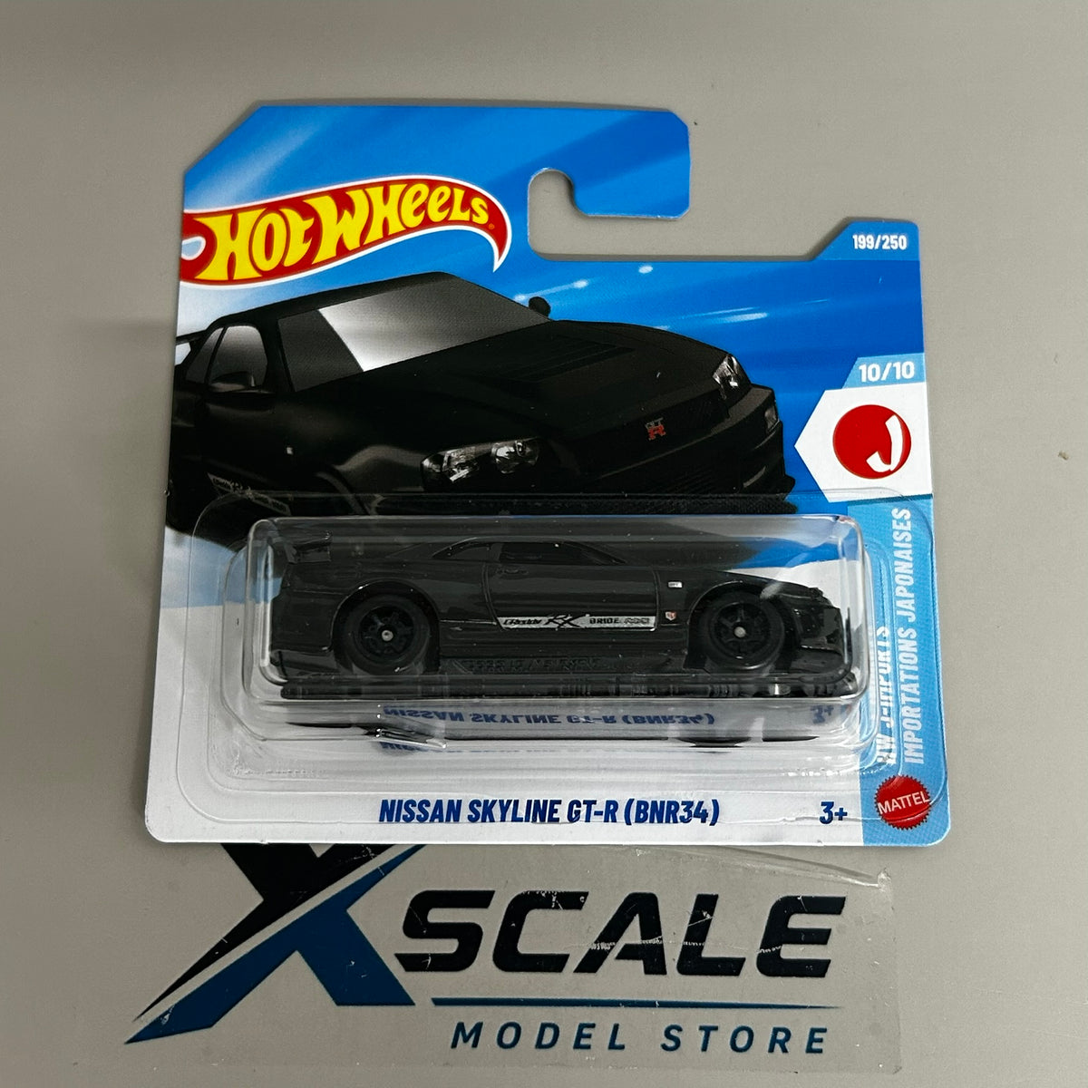 Hot Wheels 2026 Q 1/64 Nissan Skyline GTR R34 Black