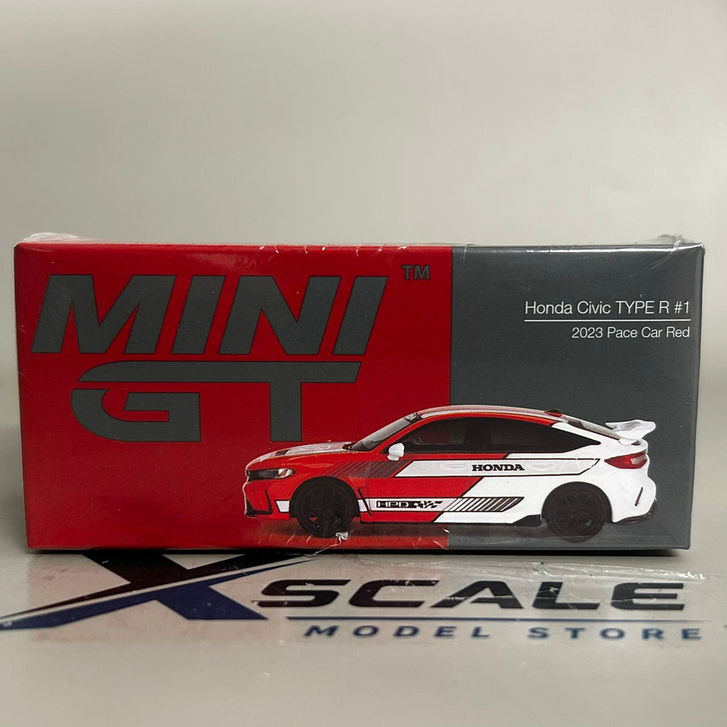 Mini GT 1/64 #686 Honda Civic Type R #1 Pace Car