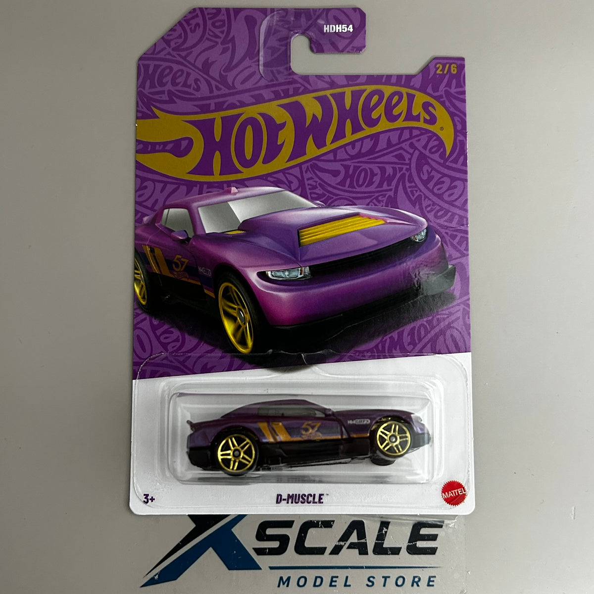 Silver Series Hot Wheels 1/64 57th Anniversary D-Muscle