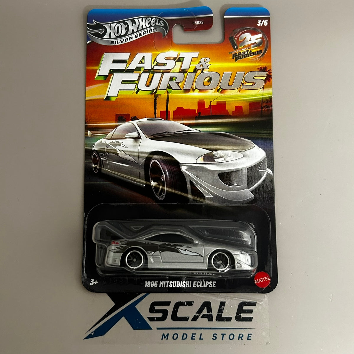 Fast & Furious Hot Wheels 1/64 Mitsubishi Eclipse 1995