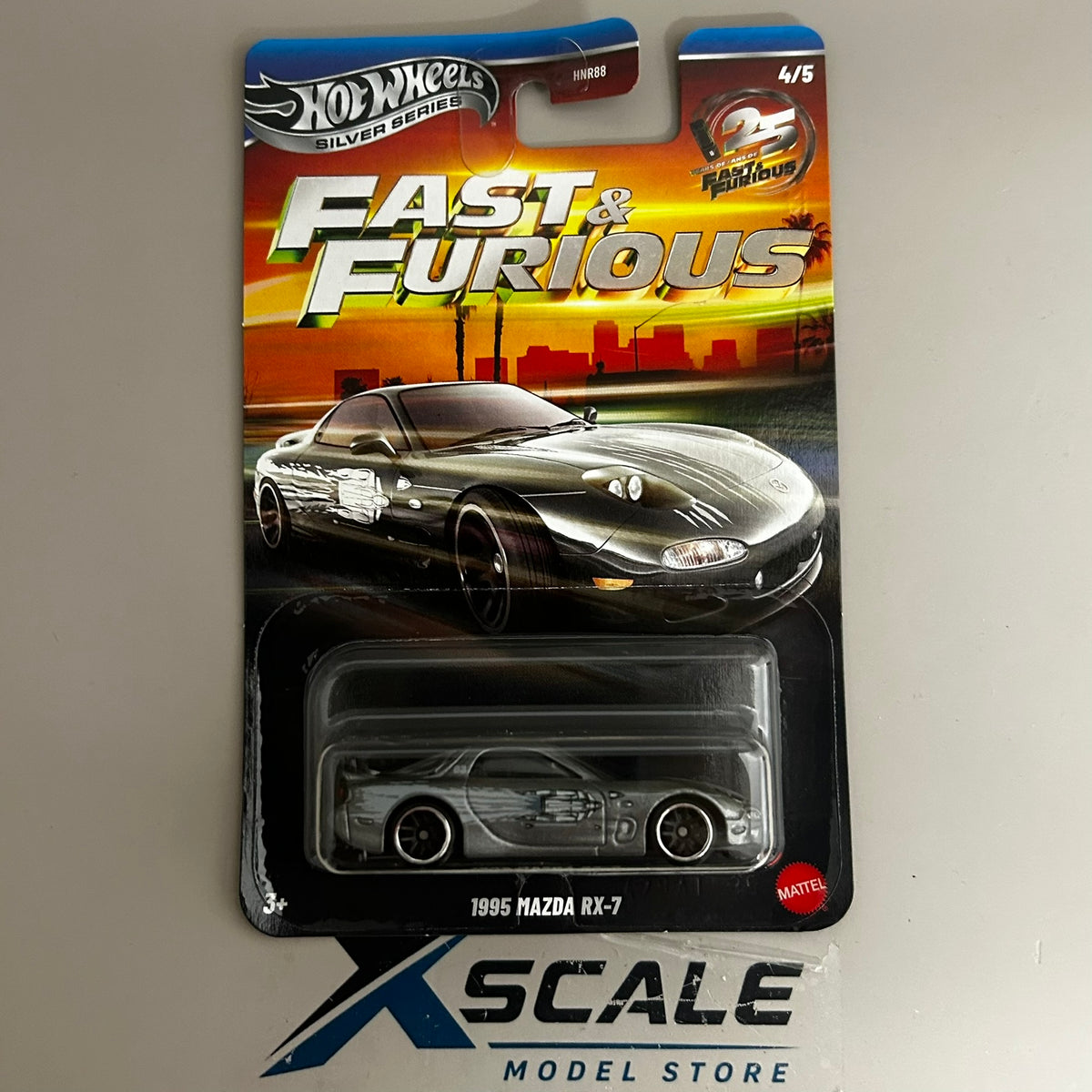 Fast & Furious Hot Wheels 1/64 Toyota RX7 1995