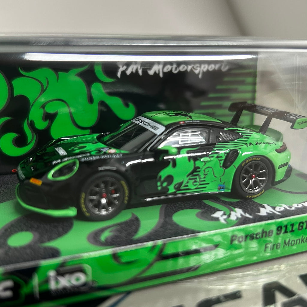 Tarmac Works 1/64 Porsche 911 GT3 Cup 992 Fire Monkey Motorsport