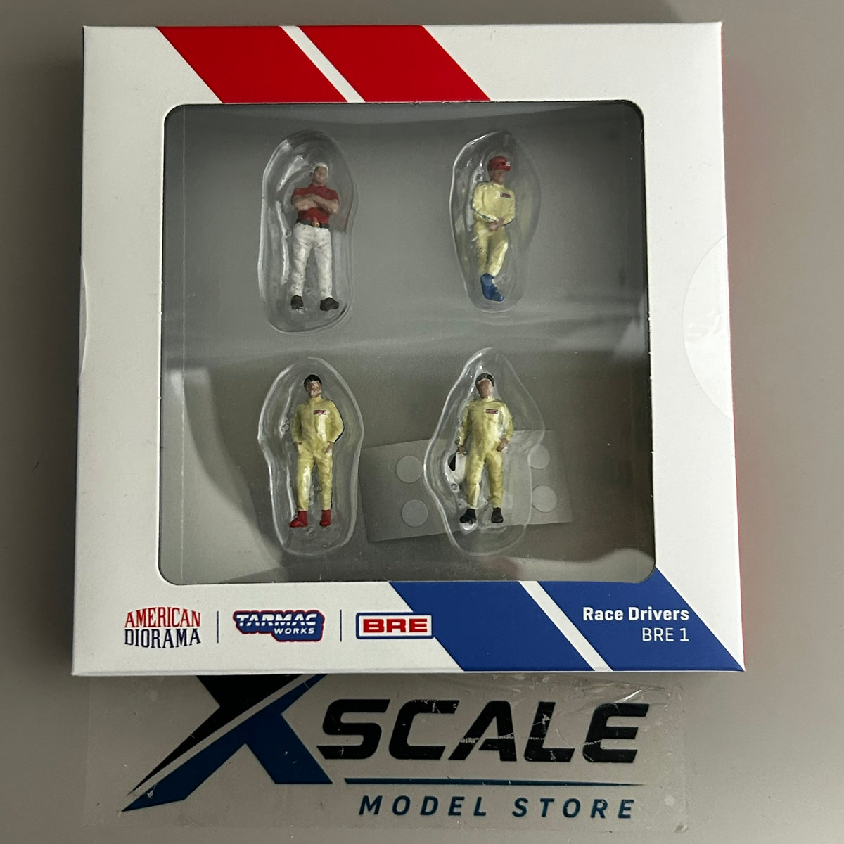 Tarmac/American Diorama 1/64 Figurine Race Drivers BRE 1
