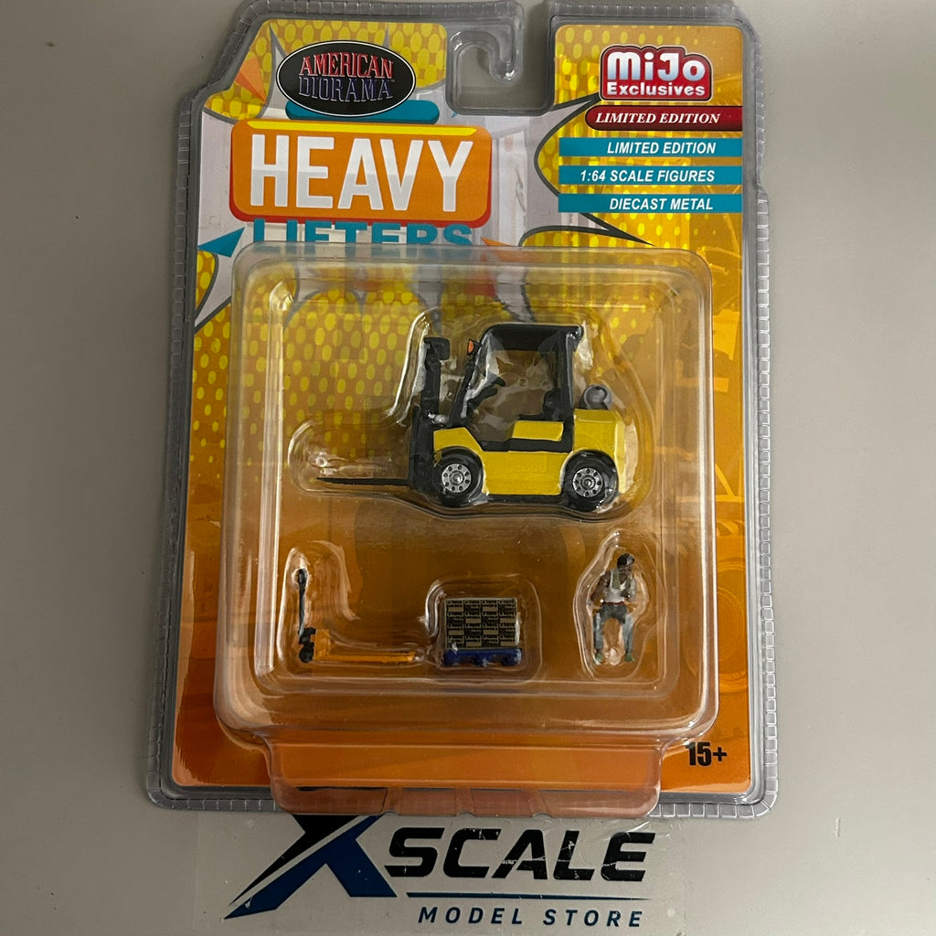 American Diorama 1/64 Forklift Set & Figurines Set 1 Limited Edition
