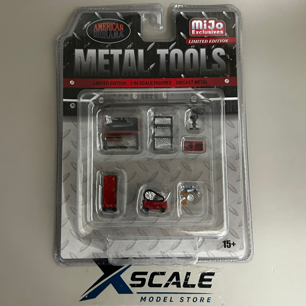American Diorama 1/64 Metal Tools Garage Set 3 Limited Edition