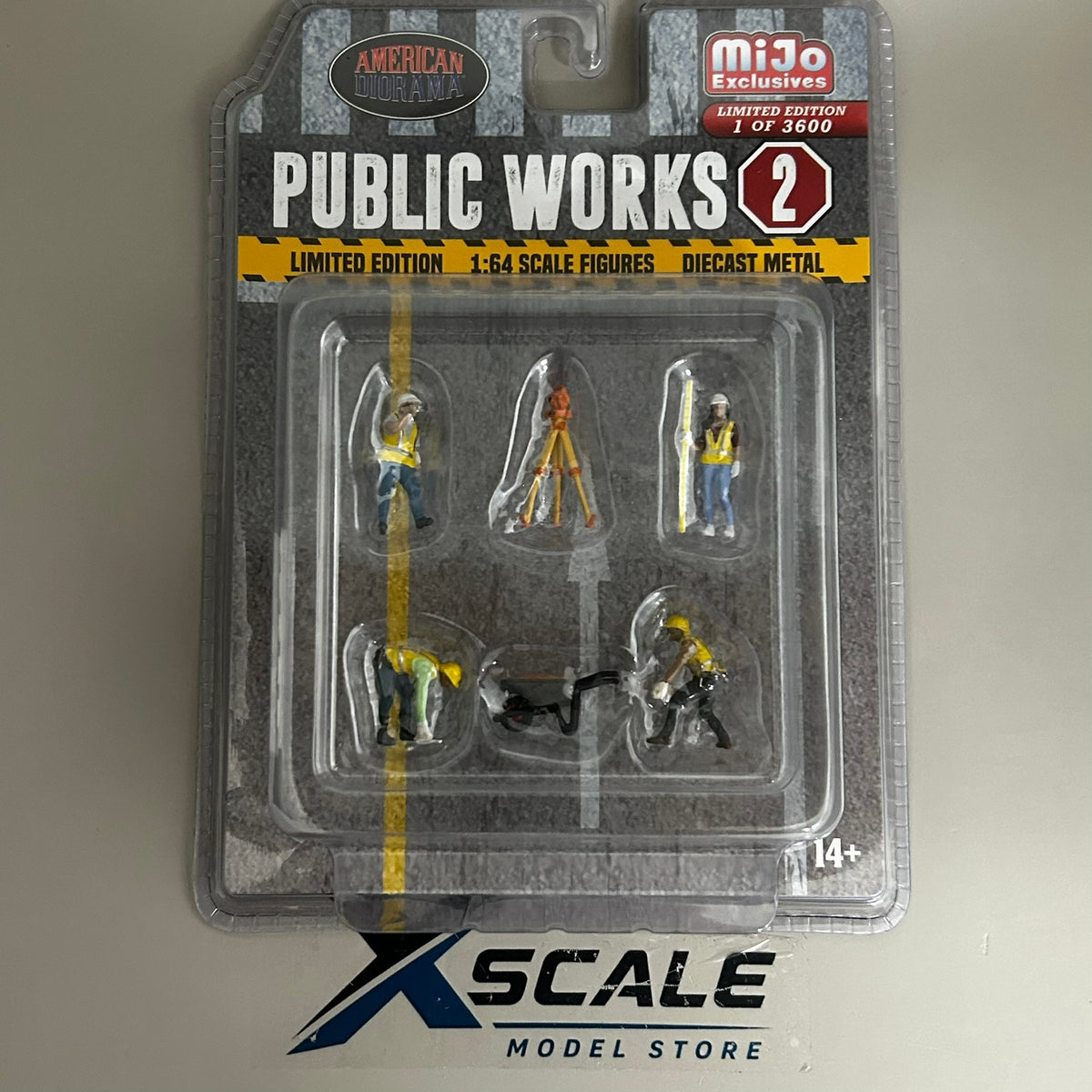 American Diorama 1/64 Figures Public Workers Limited Edition