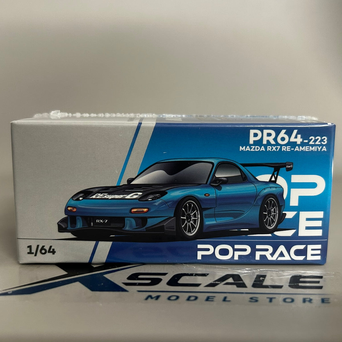 Pop Race 1/64 #223 Mazda RX7 Amemiya
