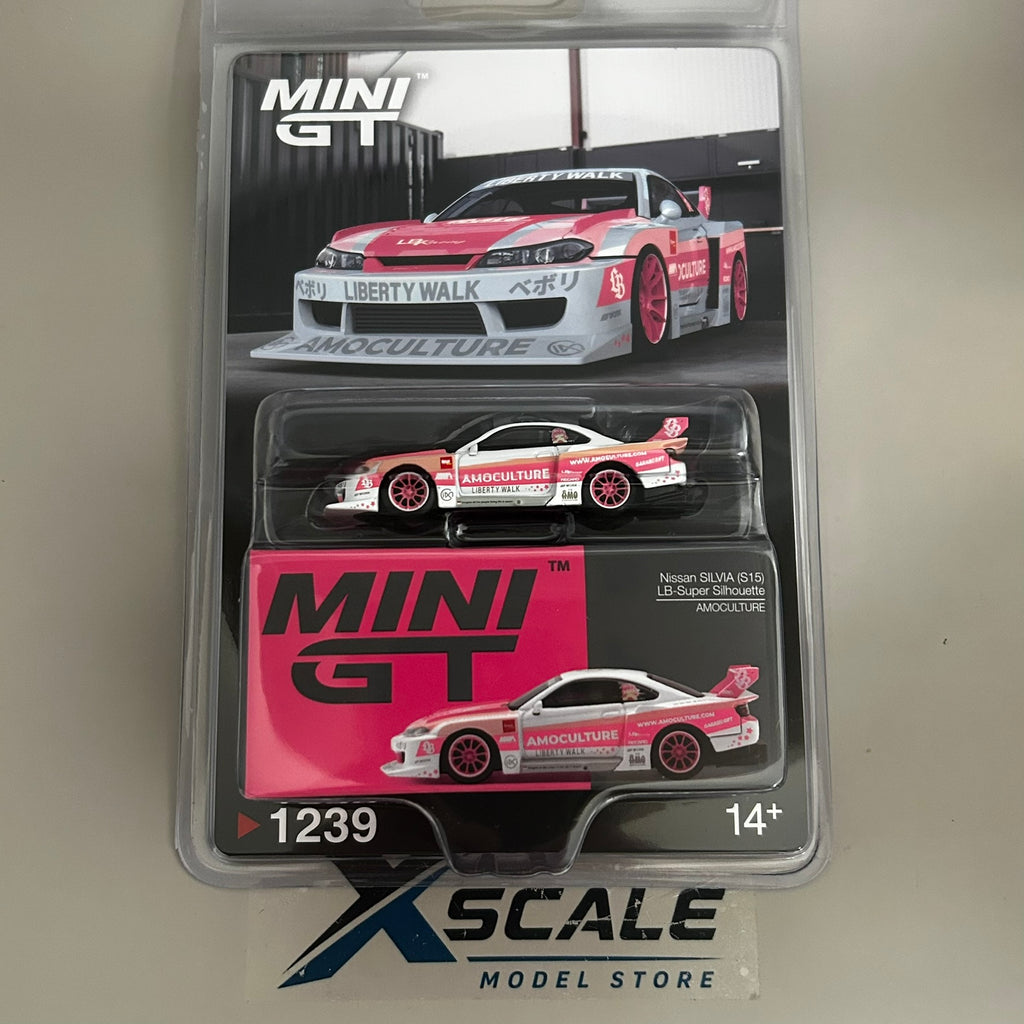 Mini GT 1/64 #1239 Nissan Silvia S15 LB Super Silhouette