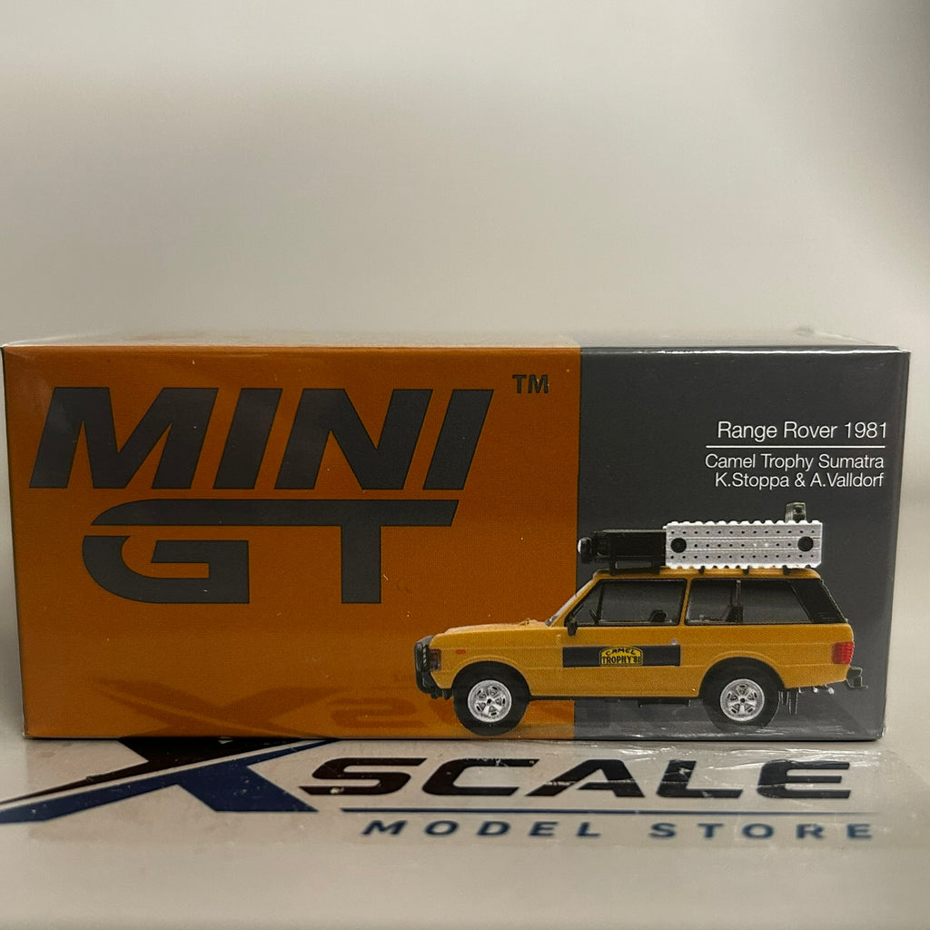 Mini GT 1/64 #1221 Range Rover 1981 Camel Trophy