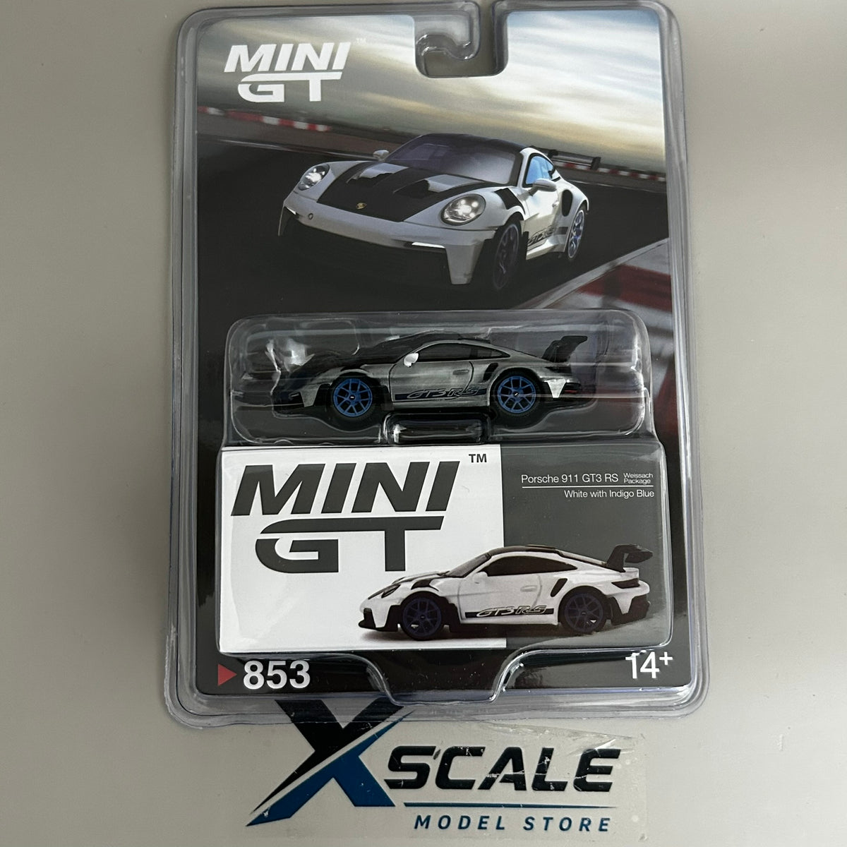 Mini GT 1/64 #853 Porsche 911 GT3 RS *CHASE*