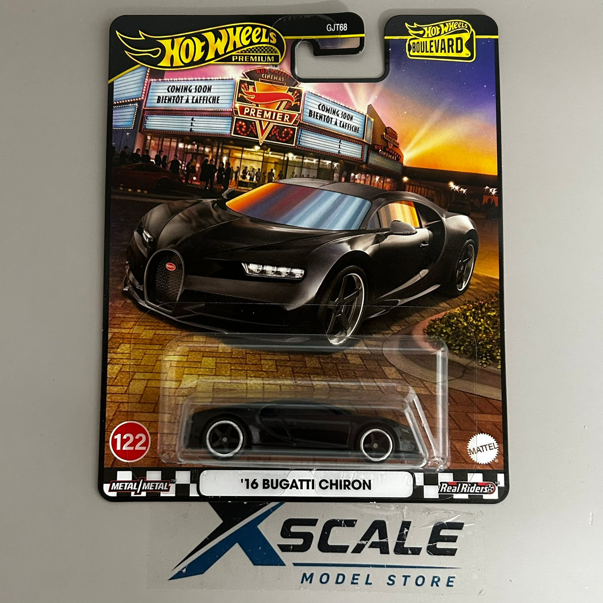 Premium Hot Wheels 1/64 Boulevard Bugatti Chiron 16