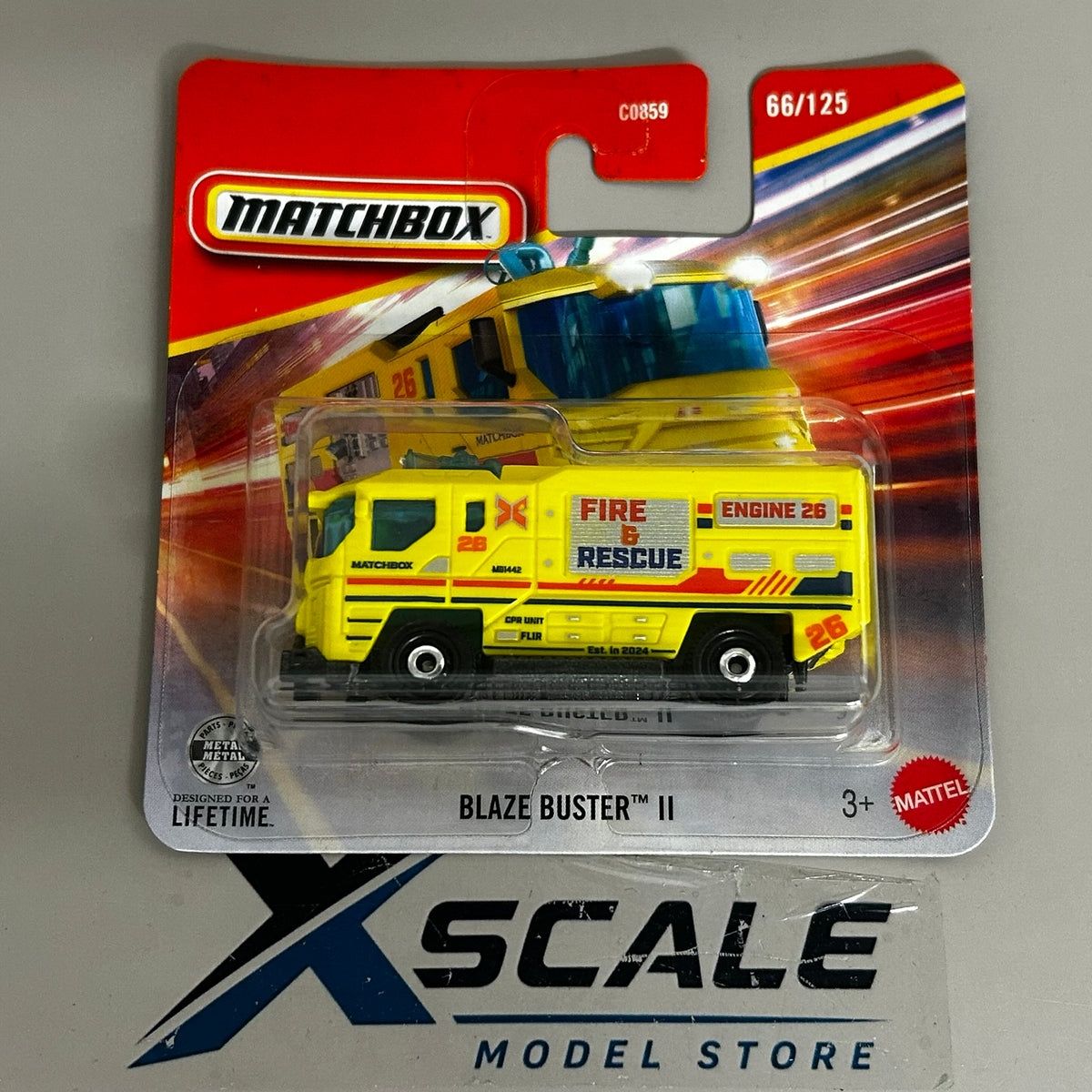 Matchbox 1/64 Blaze Blaster II Firetruck