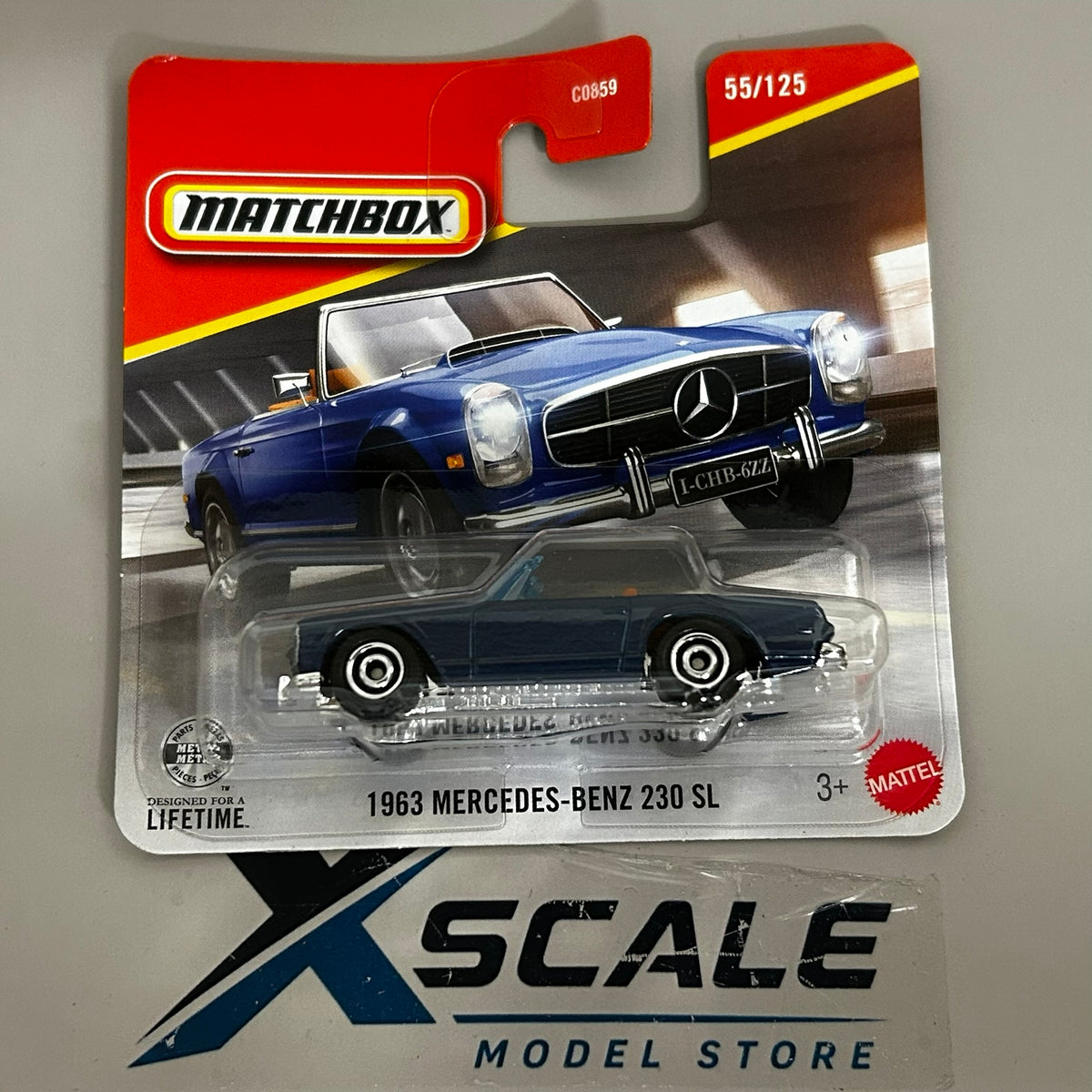Matchbox 1/64 Mercedes Benz 1963 230 SL