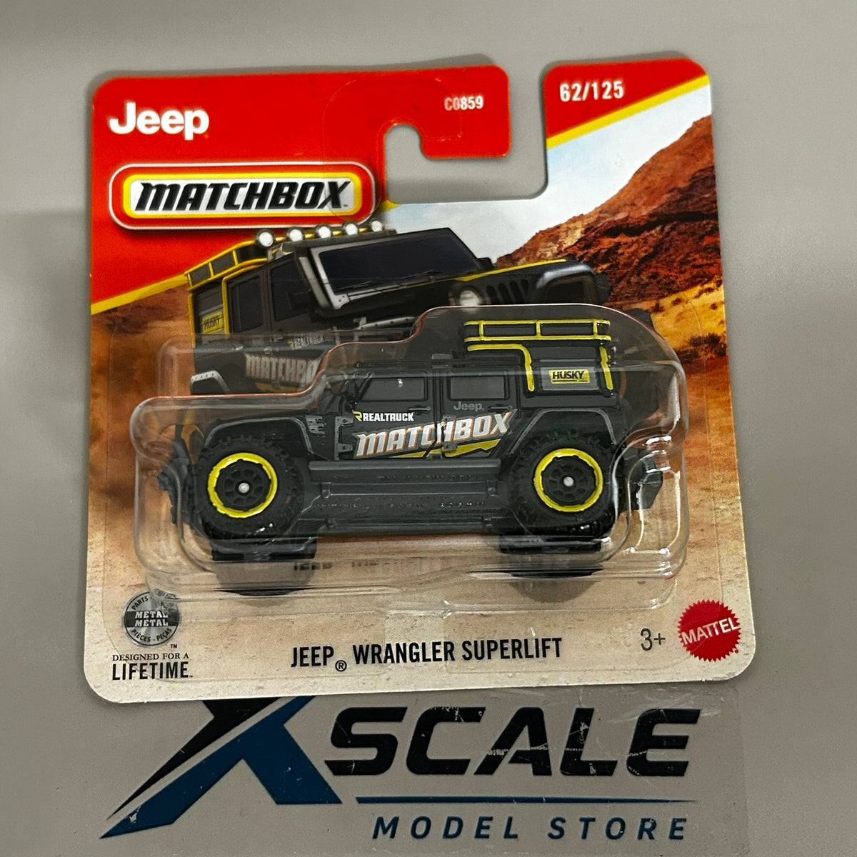 Matchbox 1/64 Jeep Wrangler Superlift