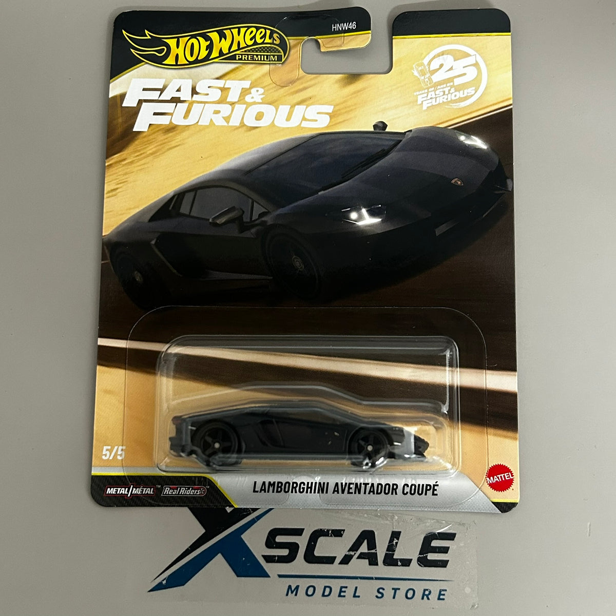 Premium Fast & Furious Hot Wheels 1/64 Lamborghini Aventador
