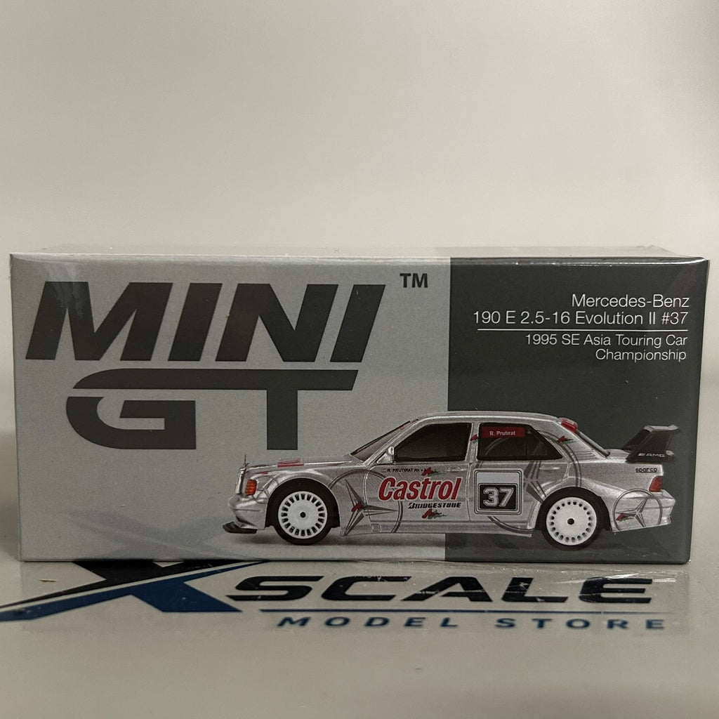 Mini GT 1/64 #1125 Mercedes Benz 190E #37 1995 Asia Touring