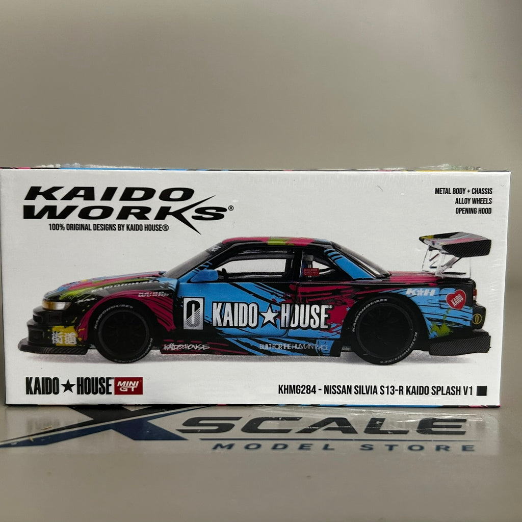 Mini GT Kaido House 1/64 #284 Nissan Silvia S13 Splash V1