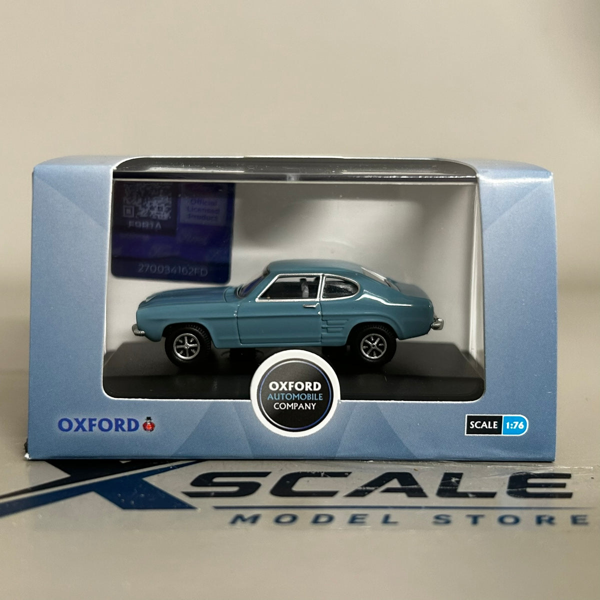 Oxford Diecast 1/76 Ford Capri MK1 Blue