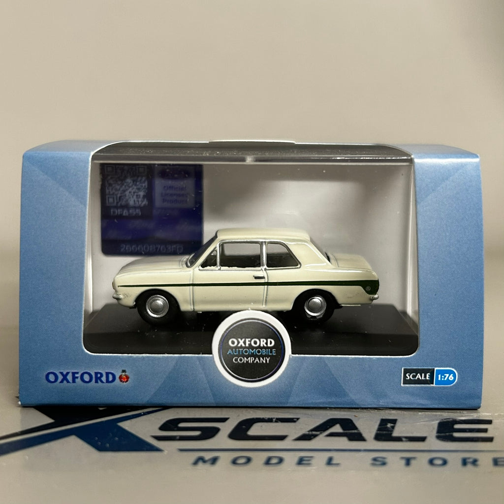 Oxford Diecast 1/76 Ford Cortina MK2 White