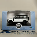 Oxford Diecast 1/76 Land Rover Defender 110 White