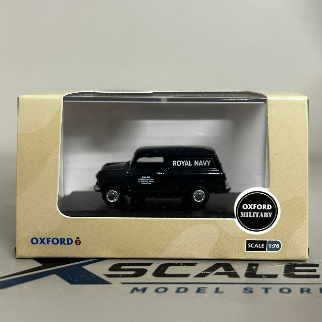 Oxford Diecast 1/76 Mini Van Royal Navy