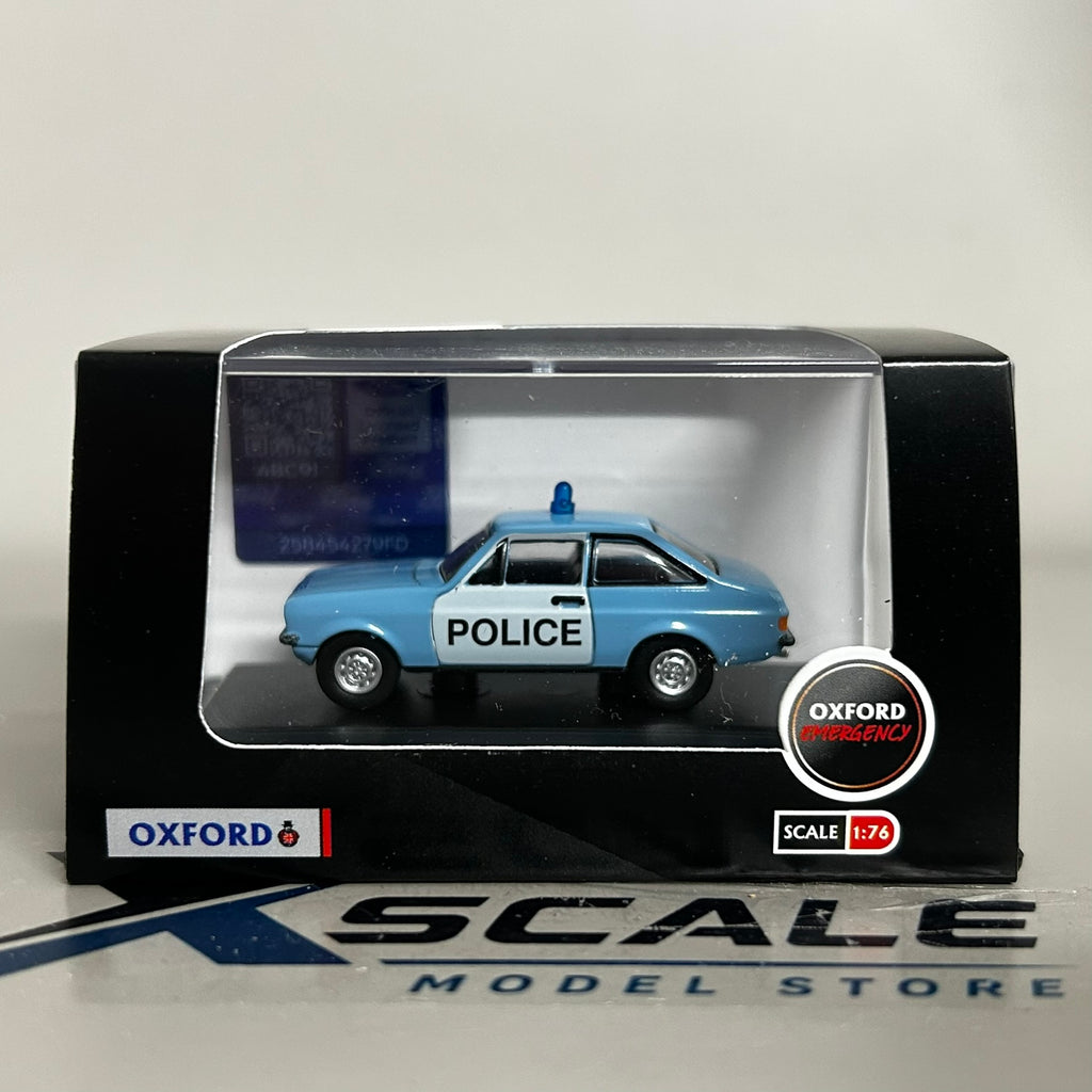 Oxford Diecast 1/76 Ford Escort MK2 Police