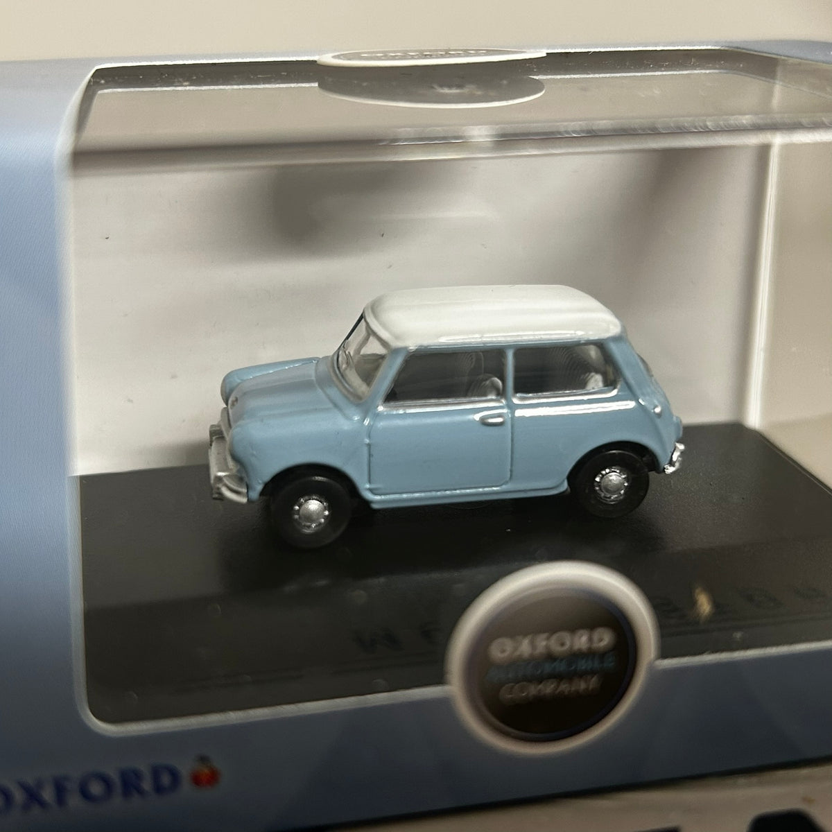 Oxford Diecast 1/76 Austin Mini Blue