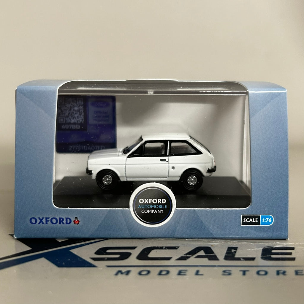 Oxford Diecast 1/76 Ford Fiesta MK1 White