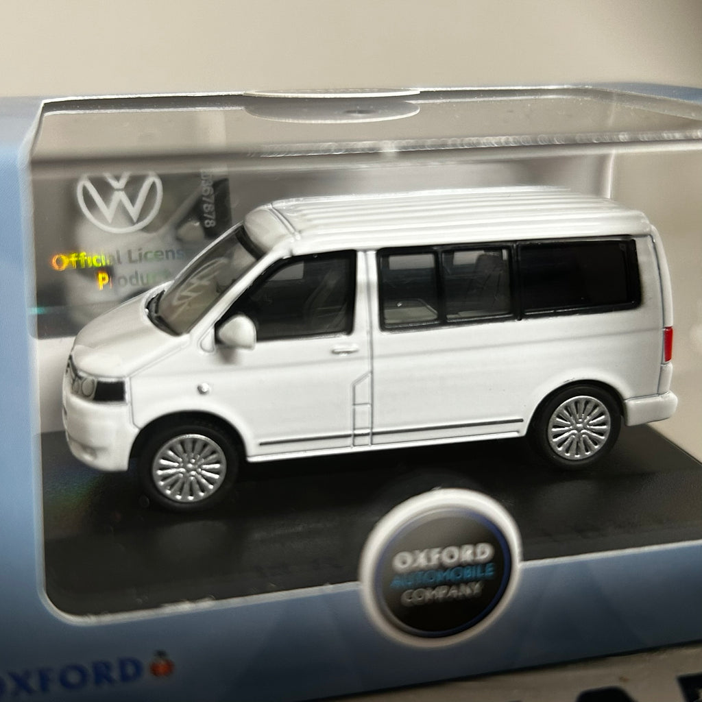 Oxford Diecast 1/76  Volkswagen T5 Camper Candy White