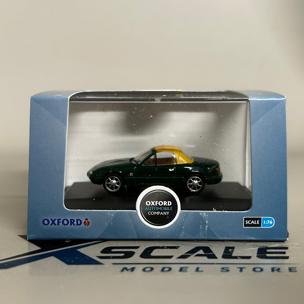 Oxford Diecast 1/76 Mazda MX5 MK1 Green