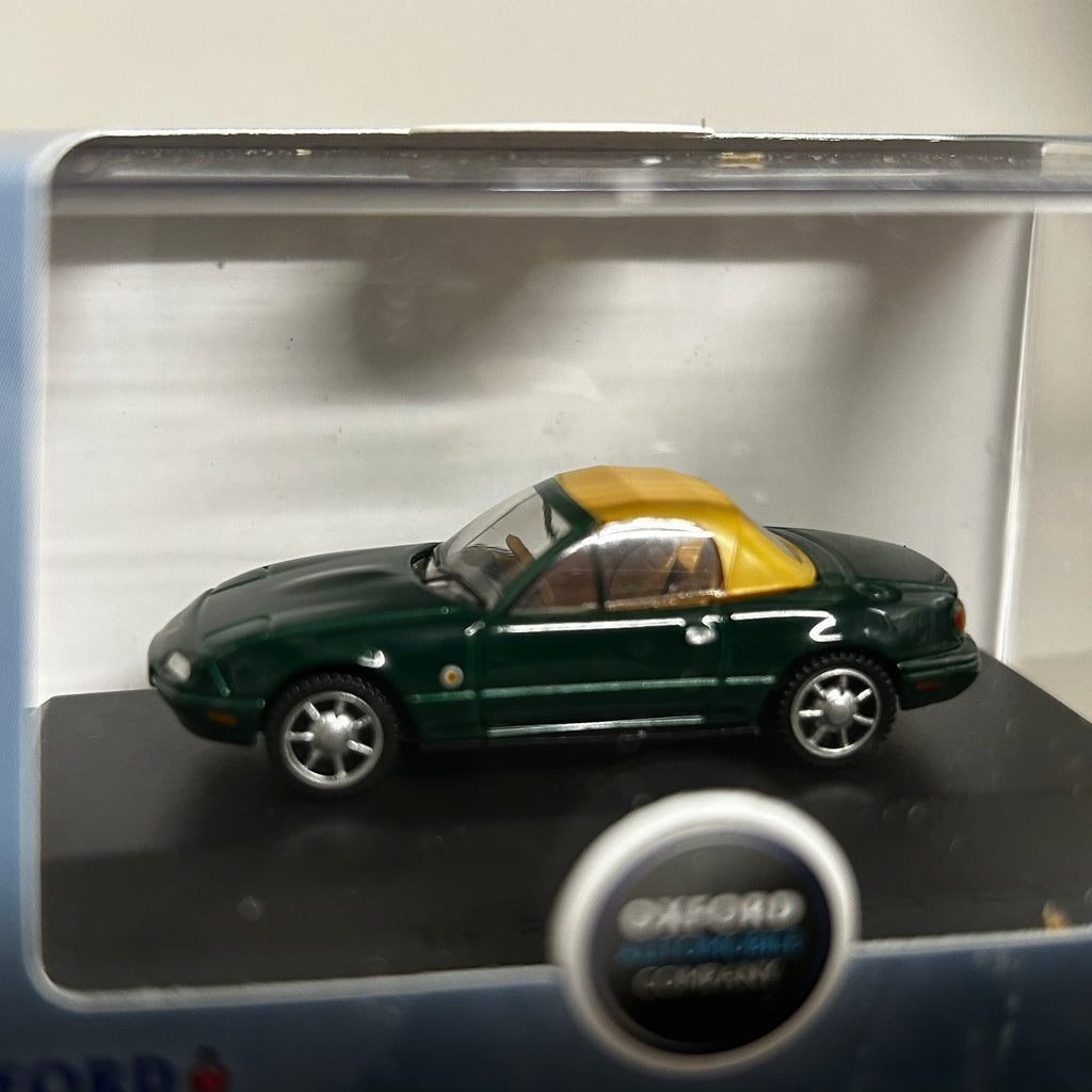 Oxford Diecast 1/76 Mazda MX5 MK1 Green