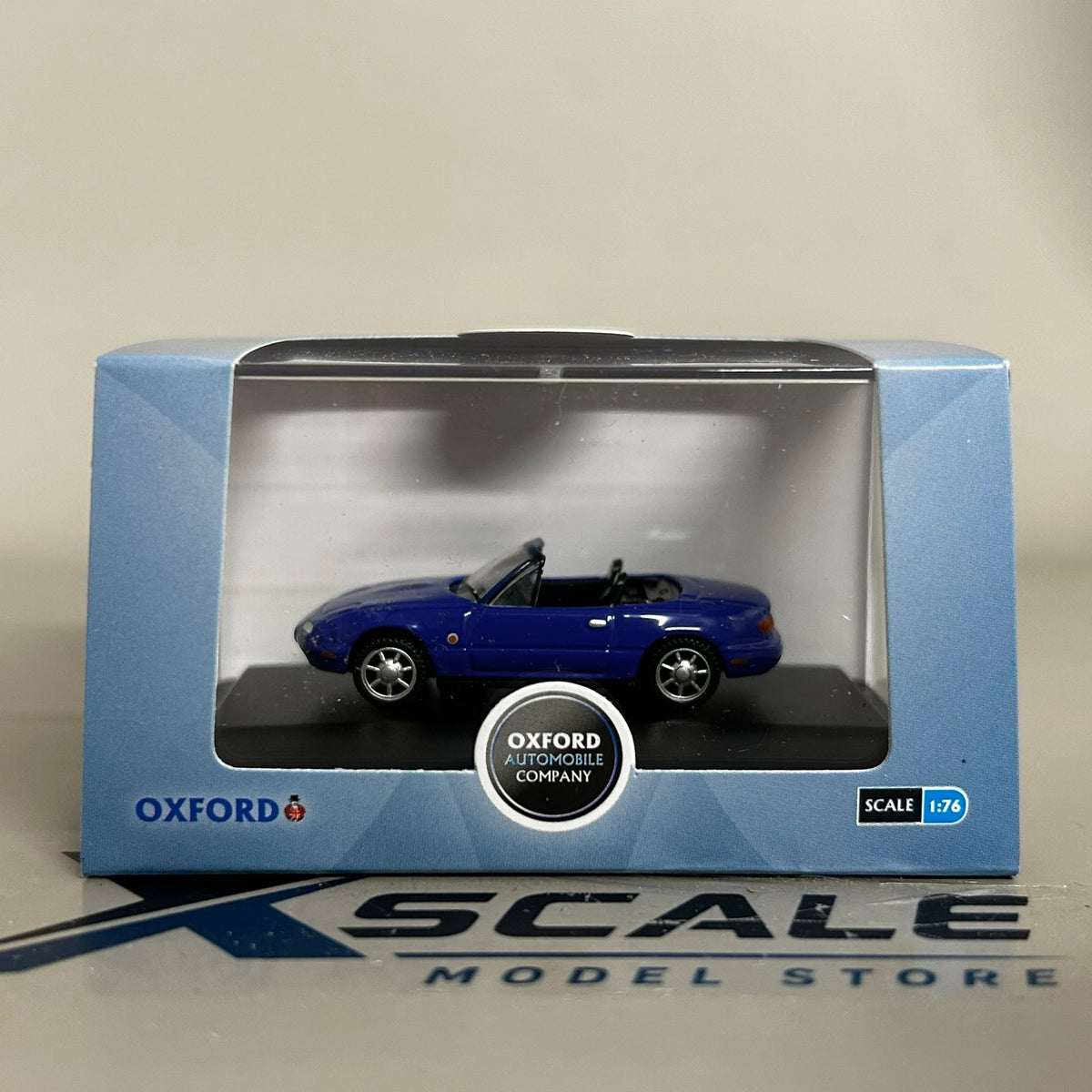 Oxford Diecast 1/76 Mazda MX5 Blue