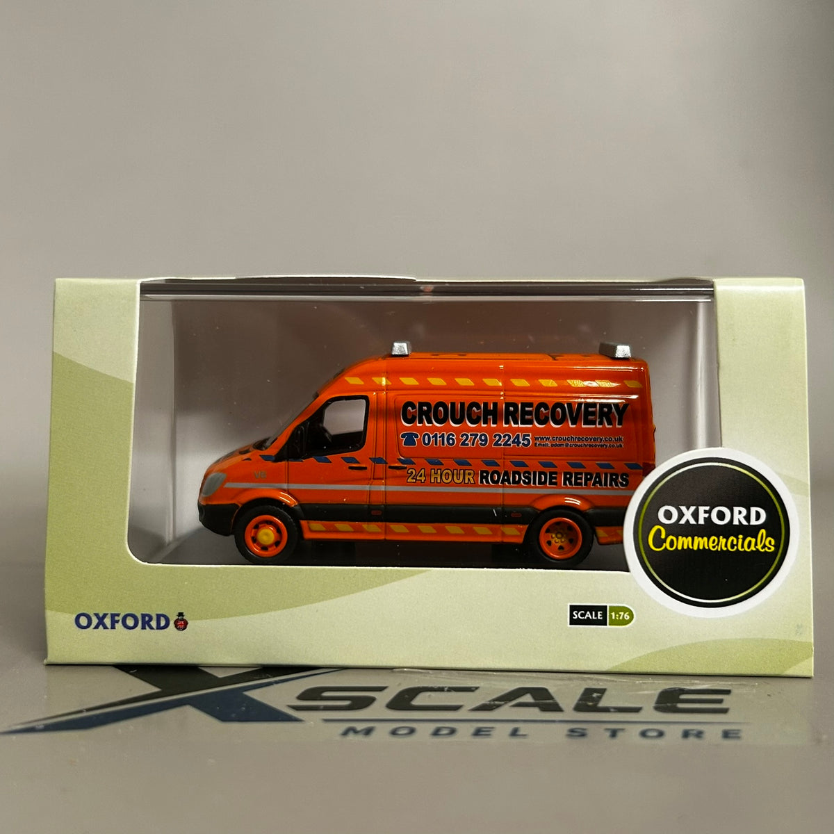 Oxford Diecast 1/76 Mercedes Sprinter Van Crouch Recovery