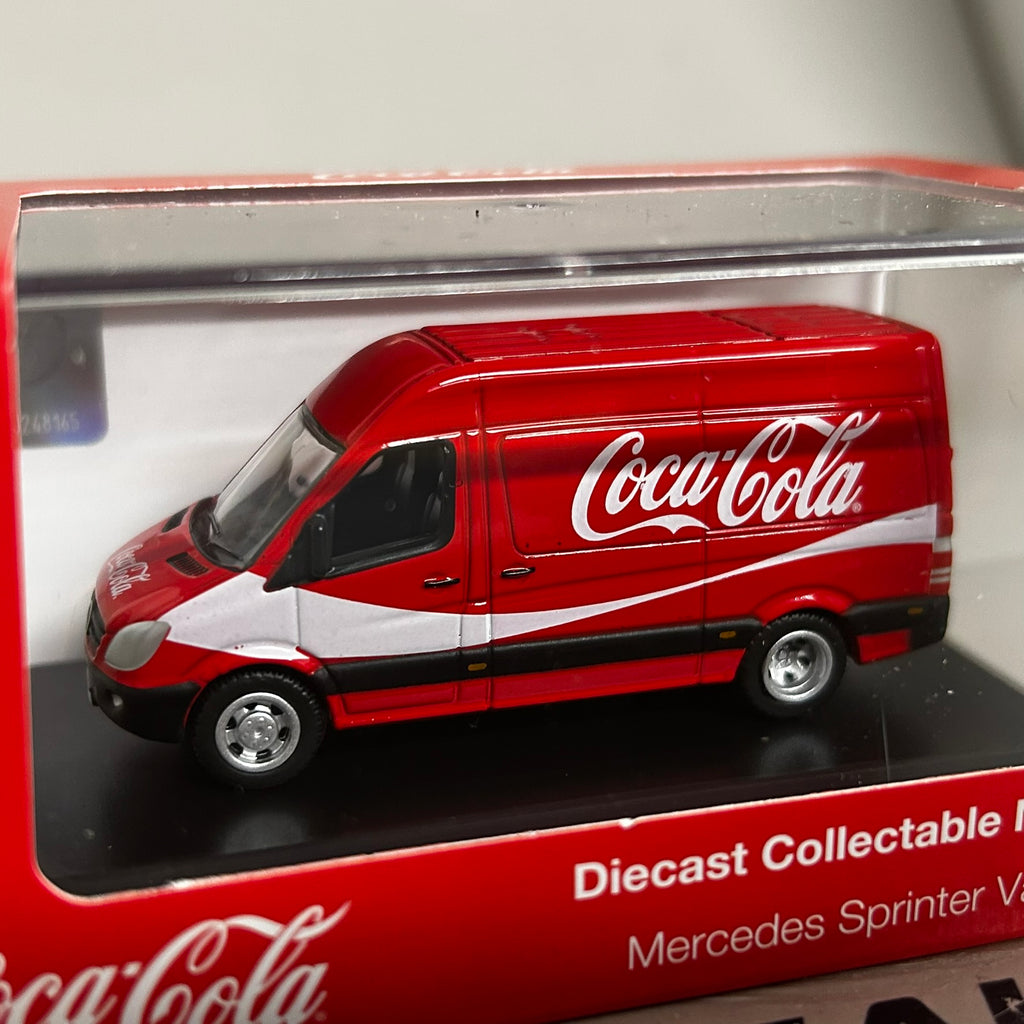Oxford Diecast 1/76 Mercedes Sprinter Van Coca Cola