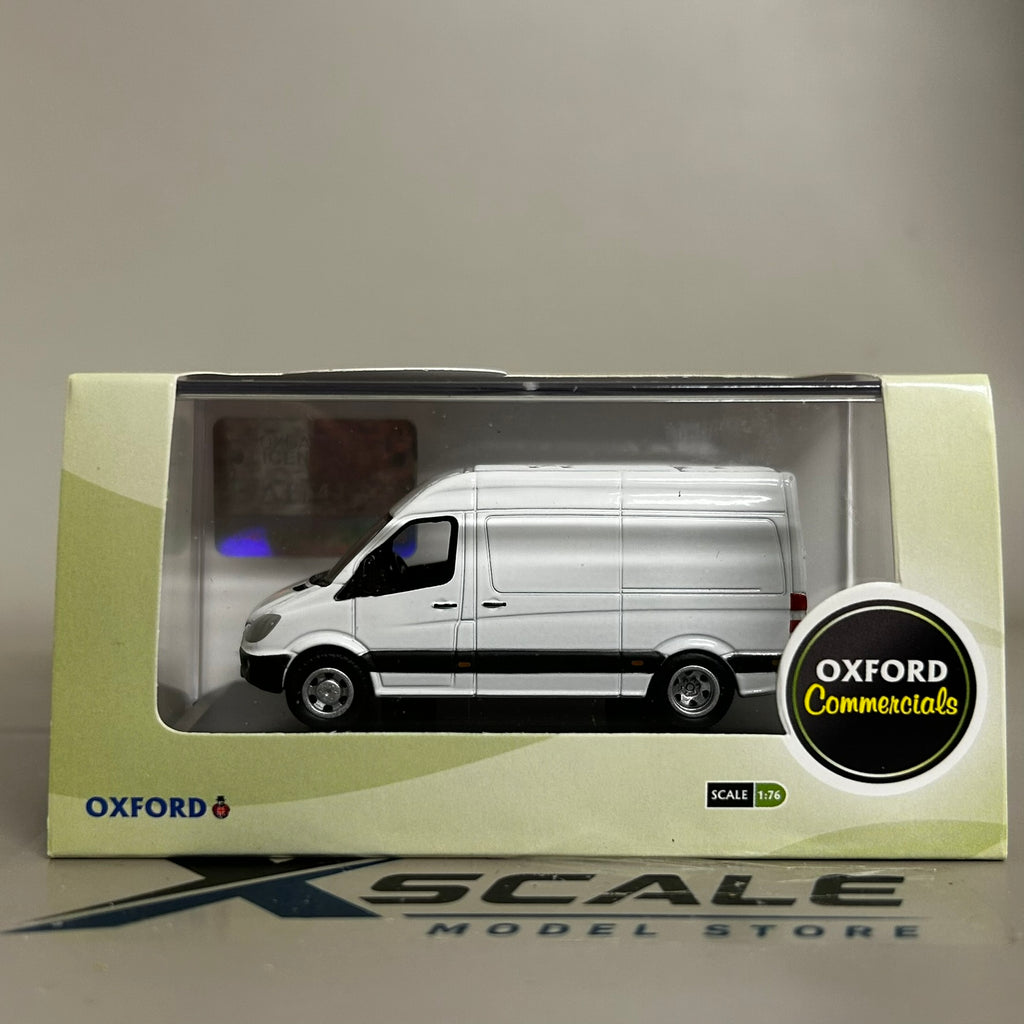 Oxford Diecast 1/76 Mercedes Sprinter Van White