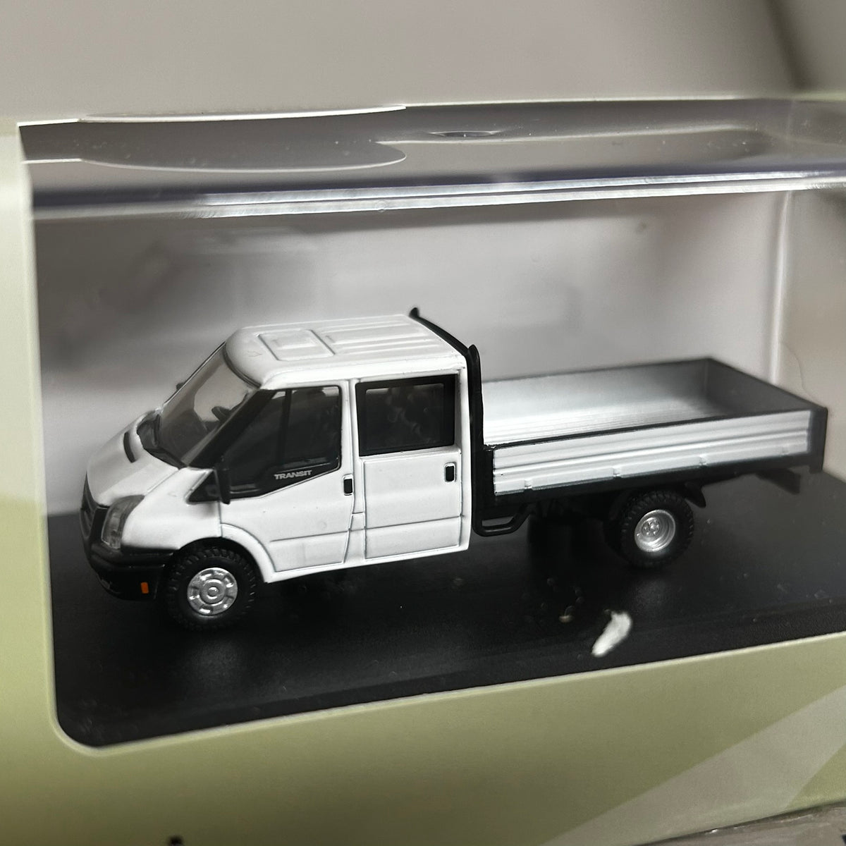 Oxford Diecast 1/76 Ford Transit Dropside White