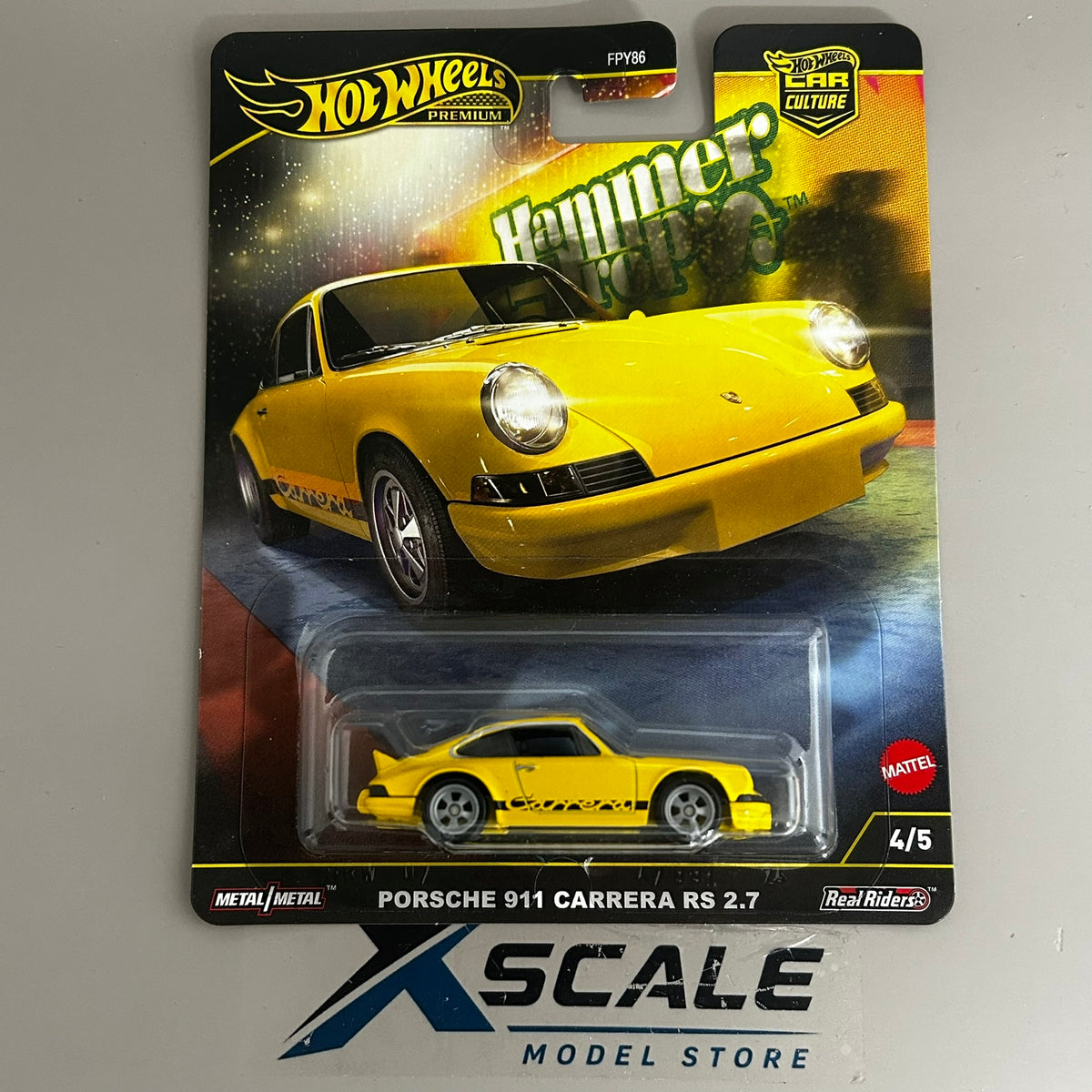 Premium Hot Wheels 1/64 Car Culture Hammer Drop Porsche 911