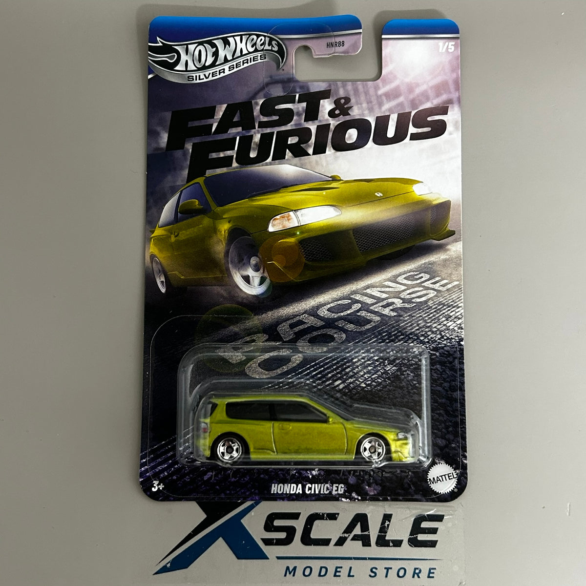 Fast & Furious Hot Wheels 1/64 Honda Civic EG