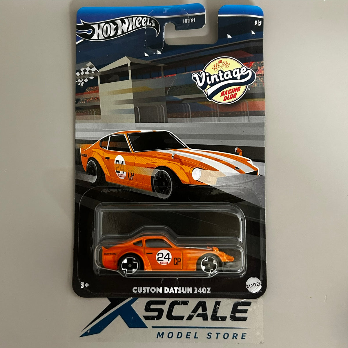 Silver Series Hot Wheels 1/64 Vintage Custom Datsun 240Z