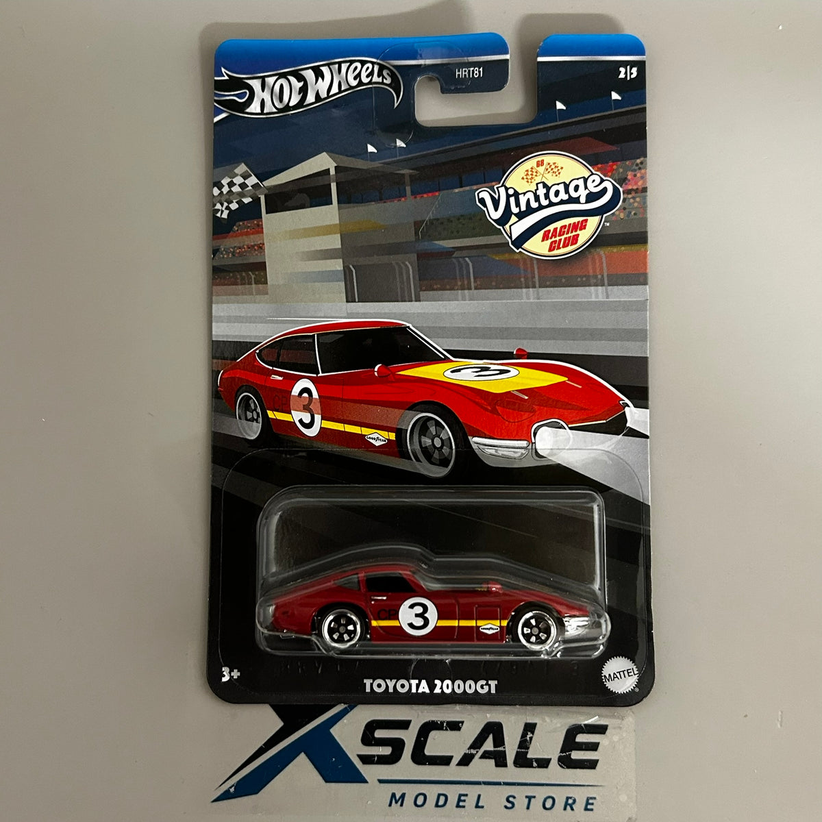 Silver Series Hot Wheels 1/64 Vintage Toyota 2000GT